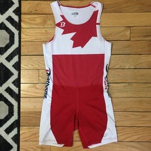 Canada flag unitard (crew rowing)